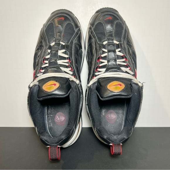 Mens Vintage NIKE Air Black Leather Athletic Shoes / Size 11 main image 7